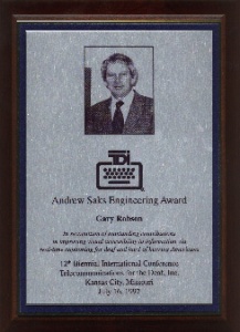 Andrew Saks Award
